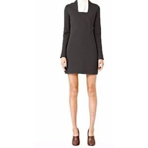 KATE SPADE Saturday Black Square Neck Mini Dress Size XS